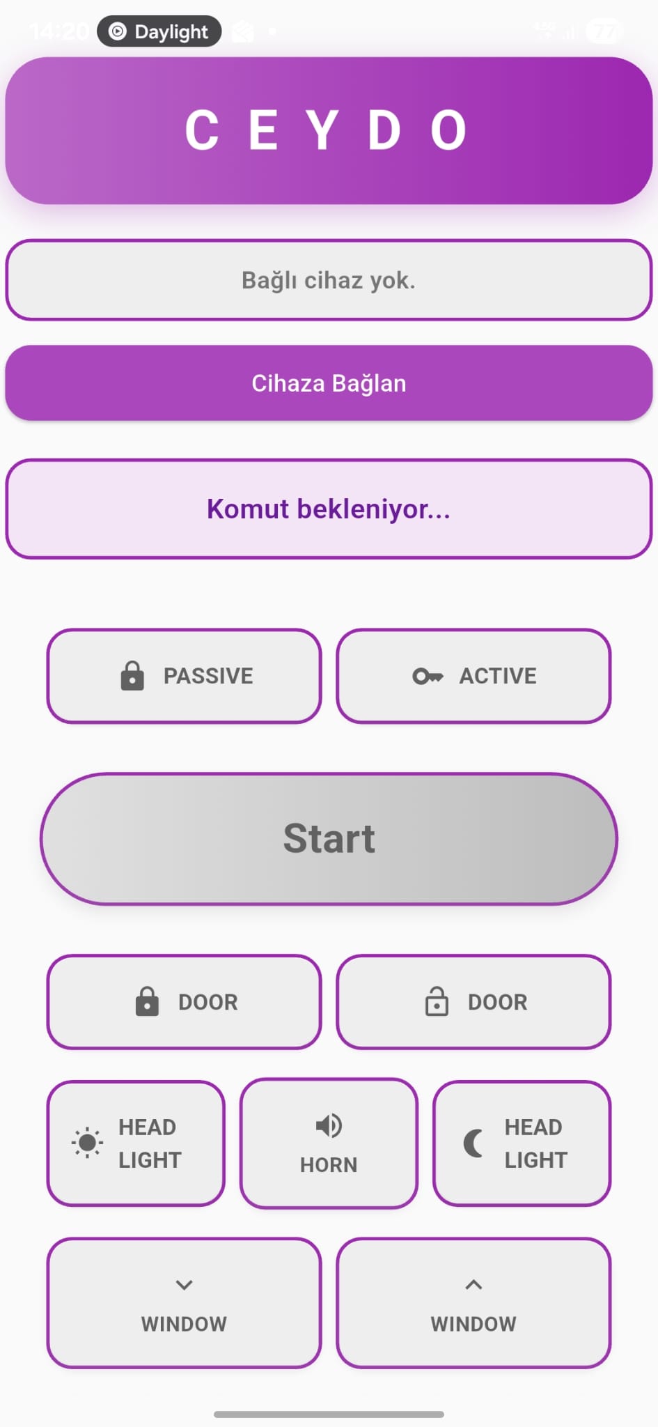 Mobil Kontrol Arayuzu - SPEKTRON